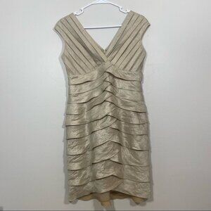 Adrianna Papell ruffled dress